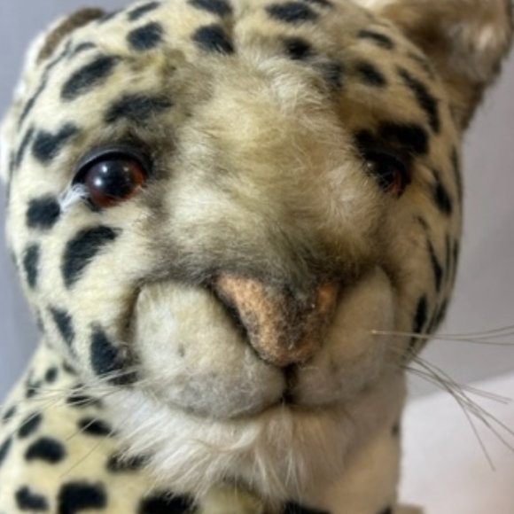 VTG 17" Sitting Chetah Stuffed Animal Applause by Avanti Italy 1983 - Picture 11 of 12